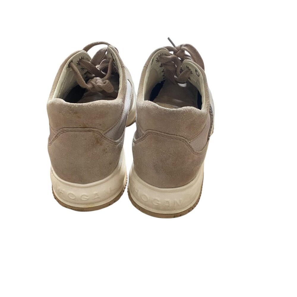 Hogan Interactive Crystal Embellished Beige Nude … - image 5